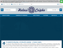 Tablet Screenshot of halasicsipke.hu